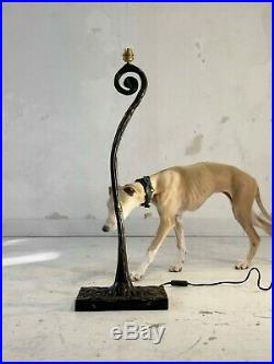 1990 LAMPE SCULPTURE BRONZE ART-DECO MODERNISTE BRUTALIST SHABBY CHIC Garouste