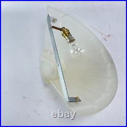 1 By 4 Art Deco Wall Lamp Applique Glass, 1920er