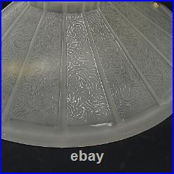 1 By 4 Art Deco Wall Lamp Applique Glass, 1920er