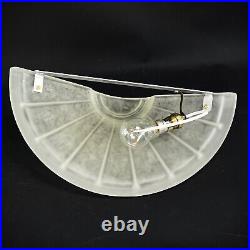 1 By 4 Art Deco Wall Lamp Applique Glass, 1920er