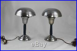 1 Paar ART DECO Tischlampe BAUHAUS Leuchten Nachtichlampen desk lamp
