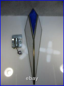 1 von 2 Art Deco Wandlampe Tiffany Glas Stil Wandleuchte Antik Spiegellampe