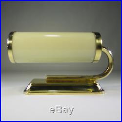 1 von 3 Art Deco Wandlampe Tubus Glasschirm 60er Lampe Bauhaus Lampe Wandleuchte
