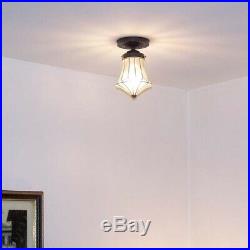 226b Vintage Antique ArT DEco Ceiling Light Lamp Fixture Fixture Porch Hall
