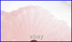 2 Southern Belle Lamps Pink Glass Lady Shell Shade Bedroom Boudoir Art Deco