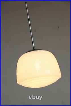 30er 40er 50er Lamp Lampe BAUHAUS Art Deco Opalglas Kandem Stil