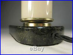 40er Jahre Art Deco Tischlampe Antik Tischleuchte Natursteinfuß Marmor Lampe