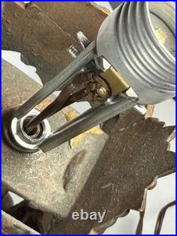 ANTIQUE ART DECO LA BELLE JOAN of ARC-SPELTER LAMP MISSING SHADES ANTIQUE ART DECO LA BELLE JOAN of ARC-SPELTER LAMP MISSING SHADES