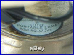 ANTIQUE ART DECO PERFUME LAMP withFIERY OPALESCENT GLASS GLOBE & ORNATE METAL BASE