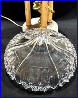 ANTIQUE Art Deco Dancing Pixie Lamp Gerado by J. B. Hirsch withglass Dome 13 H