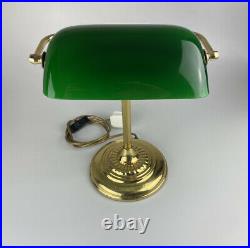 ANTIQUE Vintage Emeralite Bankers Desk Lamp Adjustable ARTDECO RARE