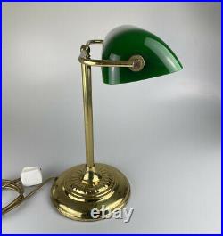 ANTIQUE Vintage Emeralite Bankers Desk Lamp Adjustable ARTDECO RARE