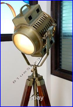 ARRI 40's Vintage Theater Stage Nautical Spotlight Art Deco Industrial Lamp