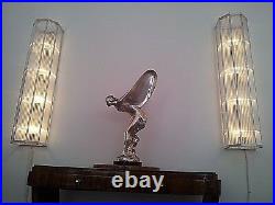 ART DECO BAUHAUS, FRENCH FLOOR LAMP, CLASSIC OCTAGON DESIGN, 60in x 10in