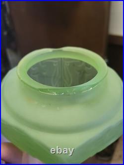 ART DECO Elephant Frankart/Spelter Lamp No 186 Uranium Shade Working