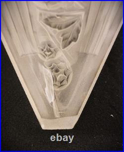 ART DECO GLASS SLIP SHADES FOR SCONCE OR CHANDELIER Set of 5 Noverdy