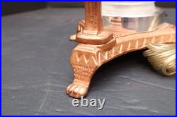 ATQ Frankart Art Style Art Deco Nudes Lady Woman Dancers Flame Glass Globe Lamp