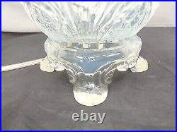 Aladdin Opalique Blue Glass G173 Daisy Electric Lamp 1938