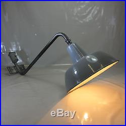 Alte Ausleger Hoflampe Art Deco Wandleuchte Werkstattlampe Wandlampe Fabriklampe