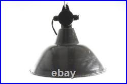 Alte Emaillampe Art Deco Fabriklampe Werkstattlampe Emaille Lampe Loft Stil