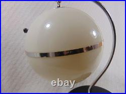 Amazing Antique Art Deco Funky Modern Style Hanging Globe Table Lamp Chase
