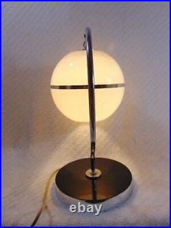 Amazing Antique Art Deco Funky Modern Style Hanging Globe Table Lamp Chase