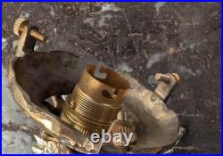 Angel Mermaid Wall Lamp Brass & Glass Globe Art Deco Ocean Mermaid Sconce