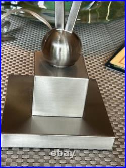 Anthony of California Modernism Geometric Art Deco Style Table Lamp withShade