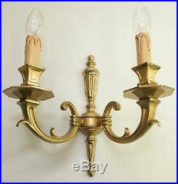 Antik Wandlampen Wandleuchten Messing Art Deco Stil Led Lampe alte Wand Light