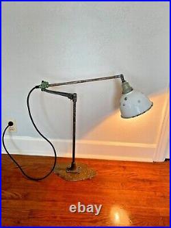 Antique 1900s O. C WHITE Adjustable Fixture, Lamp #2
