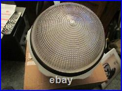 Antique 1920's Hanging Art Deco Milk Glass Skyscraper Ceiling Lamp Light Fixture