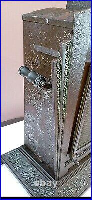 Antique 1920s Art Deco Victorian Cast Iron LARGE Table lamp Light Theater Gatsby