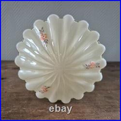 Antique 1920s Hanging Art Deco Opaline Pendant Ceiling Lamp Light Fixture