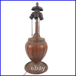 Antique 1920s Miller Lamp Large And Heavy Art Deco Painted Metal Body