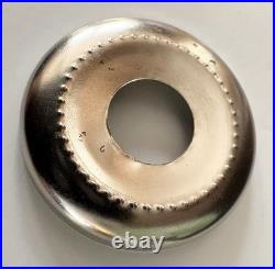 Antique 1930s 40s Art Deco Machine Age Green Ceiling Light Fixture Federal Stars