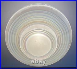 Antique 30s 40s Art Deco Saturn Rings Rainbow Ceiling Light Fixture Multicolor
