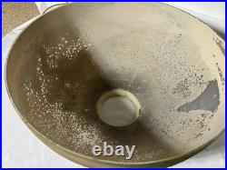 Antique Aladdin Art Deco Reverse Painted Scenic Electric Lamp All Original