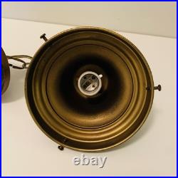 Antique Art Deco 1930s Milk Glass Skyscraper Ceiling Light Lamp Shade