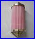 Antique_Art_Deco_Brass_Wall_Sconce_Pink_Glass_Rod_Lamp_Skyscraper_Light_01_nus