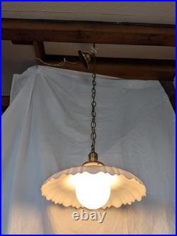 Antique Art Deco Chandelier Hanging Pendant Swag Light Fixture Lamp