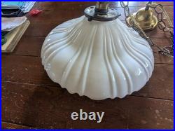Antique Art Deco Chandelier Hanging Pendant Swag Light Fixture Lamp