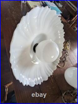 Antique Art Deco Chandelier Hanging Pendant Swag Light Fixture Lamp