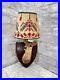 Antique_Art_Deco_Deer_Wall_Lamp_With_Clip_On_Patterned_Shade_Rare_Ooak_01_fdrj