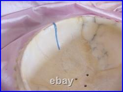 Antique Art Deco Figural Lady Lamp Original Vintage Alabaster Shade Italian