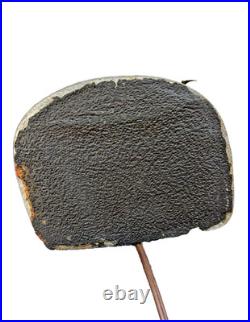 Antique Art Deco Figural Lady Tulip Lamp Spelter Bronze Tone 2-Light 14.25 Work