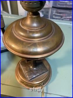 Antique Art Deco Figural Man Male Lamp