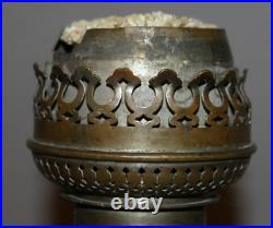 Antique Art Deco German Blitz Merkur Bronze Tin Gas Lamp