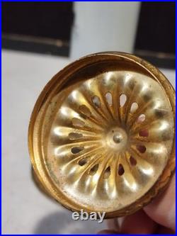 Antique Art Deco Glass Devilbiss Perfume Lamp Nymph Owl Branch WORKS! Read