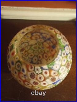 Antique Art Deco J. B. Hirsch Gerdago Harlequin Pixie Murano Millefiori Lamp