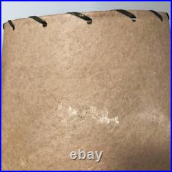 Antique Art Deco Marquetry Walnut Maple Table Desk Office Lamp Light